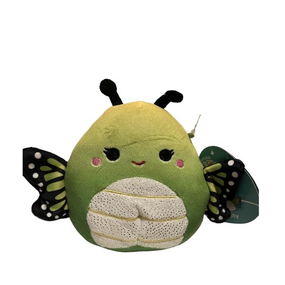 Squishmallows Kirsty the Green Butterfly 5” Plush Butterfly Ombre Squishmallows - Picture 3 of 7